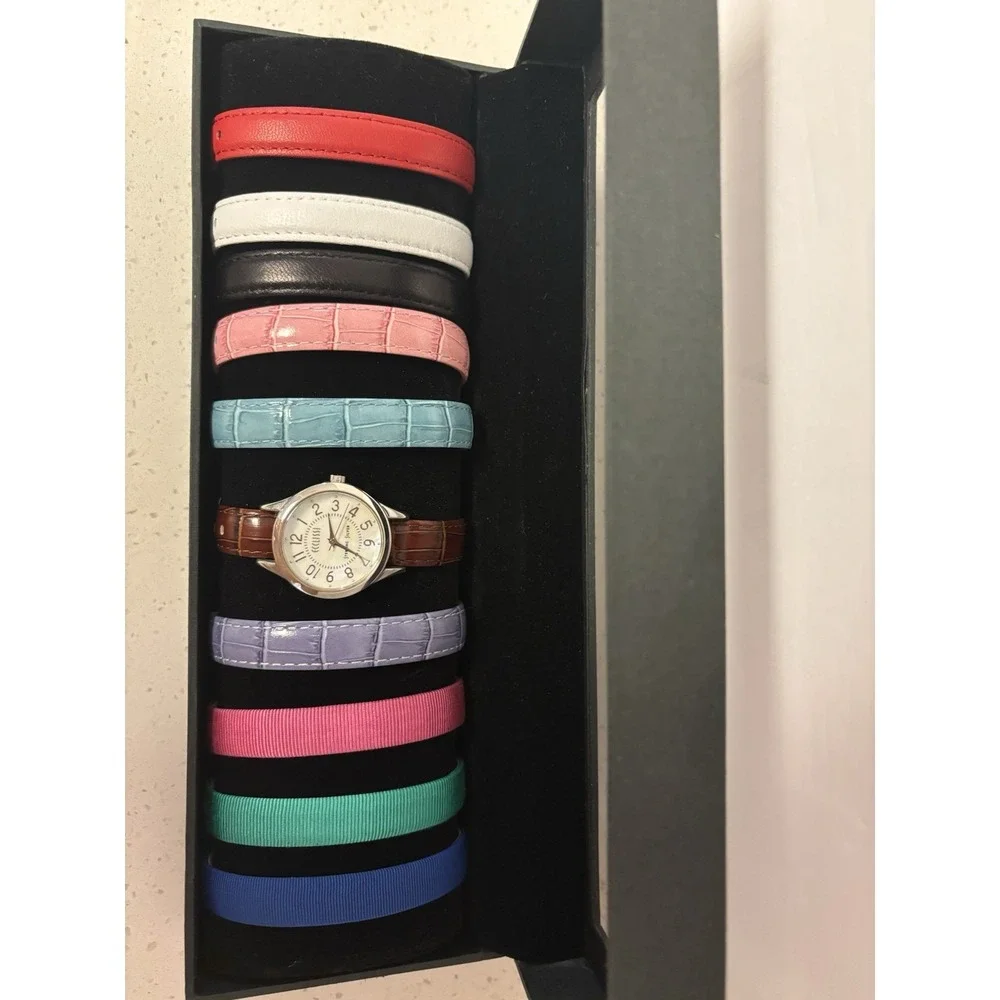 Ecclissi Sterling Silver Watch Women's With 10 Bands